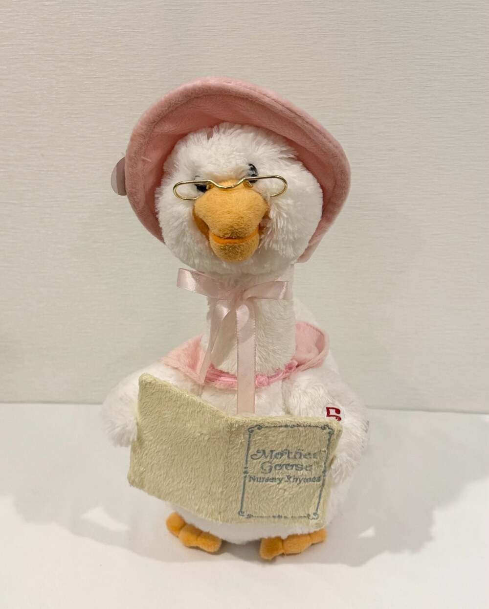 Vintage Cuddle Barn Mother Goose 14" Animated Talking Plush Toy - WORKS